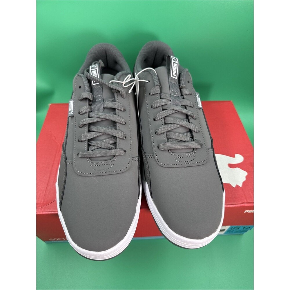 New PUMA Men's Size 12 Skate Sneakers Lace-up Court Shoes Gray NIB - Picture 3 of 16